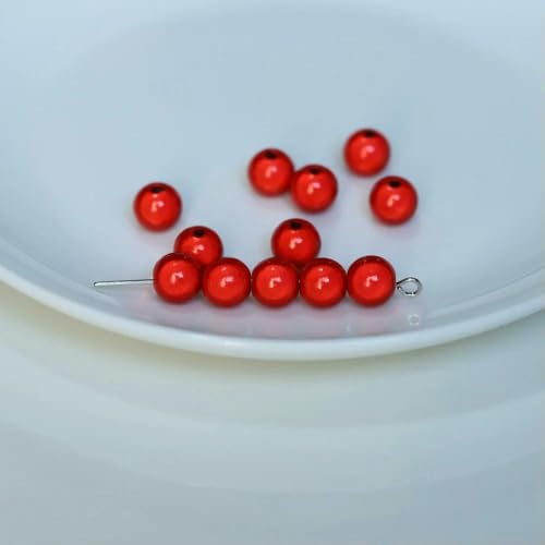 10–50 Stück/Los bunte runde Acrylperlen, lasergeschnitten, lose Abstandsperlen für die Schmuckherstellung, DIY-Armbänder, Ohrringe, Halsketten, Zubehör – Rot – 12 mm x 10 Stück 10–50 Stück/Los bunte runde Acrylperlen, lasergeschnitten, lose Abstandsperlen für die Schmuckherstellung, DIY-Armbänder, Ohrringe, Halsketten, Zubehör – Rot – 12 mm x 10 Stück von QPFNEI