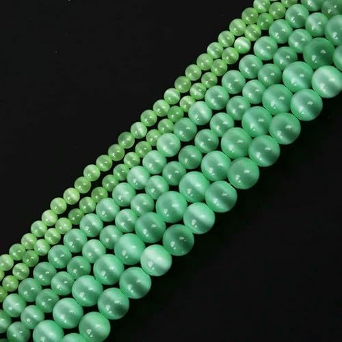 10–98 Stück 4 6 8 mm mehrfarbige Glas-Katzenaugenperlen, glatte, runde, lose Perlen zur Schmuckherstellung, Opalstein, DIY-Armband, Peridot, 6 mm, 68 Stück 10–98 Stück 4 6 8 mm mehrfarbige Glas-Katzenaugenperlen, glatte, runde, lose Perlen zur Schmuckherstellung, Opalstein, DIY-Armband, Peridot, 6 mm, 68 Stück von QPFNEI
