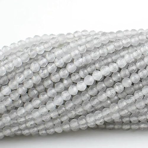 10 Stränge/Los Neue Katzenaugen-Kristallperlen, facettierte lose Glasperlen zur Schmuckherstellung, DIY-Armband, Halskette, Ohrringe, Hafengrau, 3,0 mm (1150 Stück) von QPFNEI