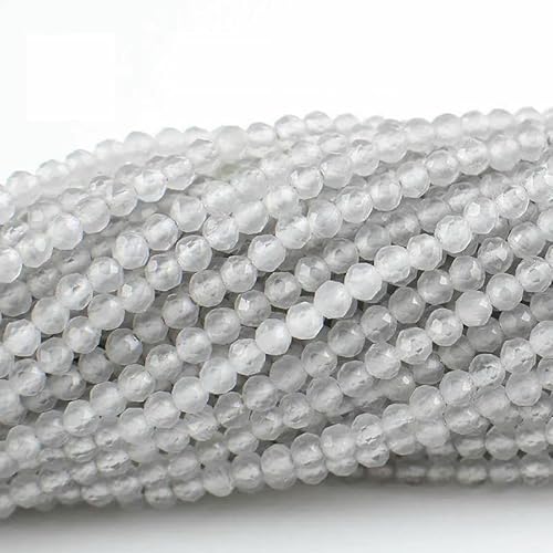 10 Stränge/Los Neue Katzenaugen-Kristallperlen, facettierte lose Glasperlen zur Schmuckherstellung, DIY-Armband, Halskette, Ohrringe, Hafengrau, 3,0 mm (1150 Stück) von QPFNEI