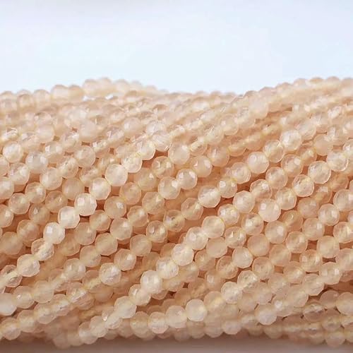 10 Stränge/Los Neue Katzenaugen-Kristallperlen, facettierte lose Glasperlen zur Schmuckherstellung, DIY-Armband, Halskette, Ohrringe, Kirschblüte, 2 mm (1750 Stück) von QPFNEI