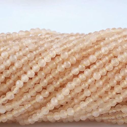 10 Stränge/Los Neue Katzenaugen-Kristallperlen, facettierte lose Glasperlen zur Schmuckherstellung, DIY-Armband, Halskette, Ohrringe, Kirschblüte, 2 mm (1750 Stück) von QPFNEI