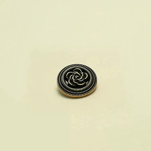10 Stück/Los Neue Metallknöpfe Retro Kupfermantel Nähen für Herren- und Damenbekleidung Dekoration Knopfzubehör-10 Stück S11-18mm 10 Stück/Los Neue Metallknöpfe Retro Kupfermantel Nähen für Herren- und Damenbekleidung Dekoration Knopfzubehör-10 Stück S11-18mm von QPFNEI