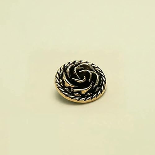 10 Stück/Los Neue Metallknöpfe Retro Kupfermantel Nähen für Herren- und Damenbekleidung Dekoration Knopfzubehör-10 Stück S8-18mm 10 Stück/Los Neue Metallknöpfe Retro Kupfermantel Nähen für Herren- und Damenbekleidung Dekoration Knopfzubehör-10 Stück S8-18mm von QPFNEI