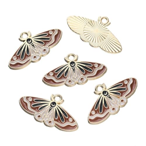 10 Stück/Los Tropfen Öl Legierung Metall Schmetterling Charms Tier Anhänger für DIY Armband Halskette Schmuckherstellung Zubehör-Stil 04-5 Stück 10 Stück/Los Tropfen Öl Legierung Metall Schmetterling Charms Tier Anhänger für DIY Armband Halskette Schmuckherstellung Zubehör-Stil 04-5 Stück von QPFNEI