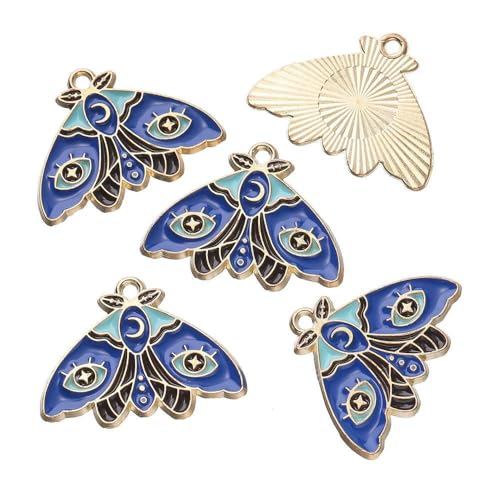 10 Stück/Los Tropfen Öl Legierung Metall Schmetterling Charms Tier Anhänger für DIY Armband Halskette Schmuckherstellung Zubehör-Stil 05-5 Stück 10 Stück/Los Tropfen Öl Legierung Metall Schmetterling Charms Tier Anhänger für DIY Armband Halskette Schmuckherstellung Zubehör-Stil 05-5 Stück von QPFNEI