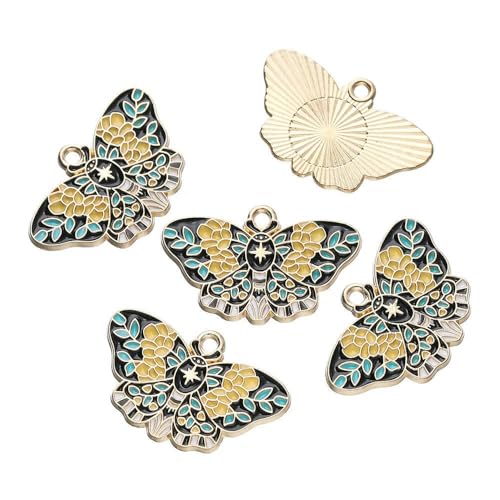 10 Stück/Los Tropfen Öl Legierung Metall Schmetterling Charms Tier Anhänger für DIY Armband Halskette Schmuckherstellung Zubehör-Stil 09-5 Stück 10 Stück/Los Tropfen Öl Legierung Metall Schmetterling Charms Tier Anhänger für DIY Armband Halskette Schmuckherstellung Zubehör-Stil 09-5 Stück von QPFNEI