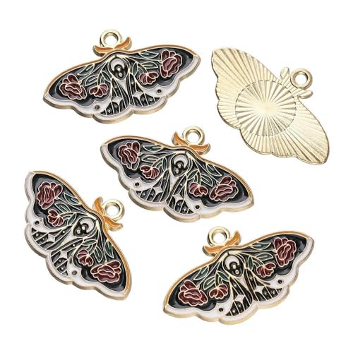 10 Stück/Los Tropfen Öl Legierung Metall Schmetterling Charms Tier Anhänger für DIY Armband Halskette Schmuckherstellung Zubehör-Stil 10-5 Stück 10 Stück/Los Tropfen Öl Legierung Metall Schmetterling Charms Tier Anhänger für DIY Armband Halskette Schmuckherstellung Zubehör-Stil 10-5 Stück von QPFNEI