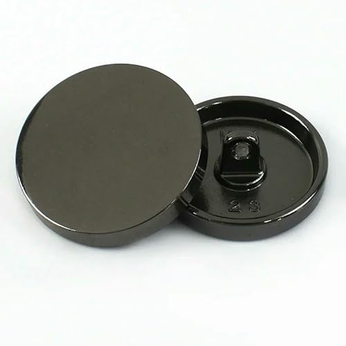 10 Stück 10–28 mm Metall-Druckknöpfe, Kleidung, dekorativer Knopfschaft, runder flacher Verschluss, Jacke, Mantel, Jeans, DIY-Nähzubehör, GunBlack, 28 mm 10 Stück 10–28 mm Metall-Druckknöpfe, Kleidung, dekorativer Knopfschaft, runder flacher Verschluss, Jacke, Mantel, Jeans, DIY-Nähzubehör, GunBlack, 28 mm von QPFNEI