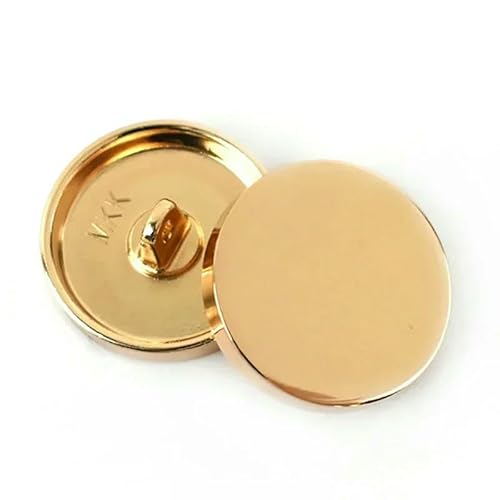 10 Stück 10–28 mm Metallknopf, rund, für Mantel, Jacke, Kleid, flach, Pilz, dekorative Knöpfe, DIY-Kleidung, Schnalle, Nähzubehör, E3-1-Hellgold, 18 mm 10 Stück 10–28 mm Metallknopf, rund, für Mantel, Jacke, Kleid, flach, Pilz, dekorative Knöpfe, DIY-Kleidung, Schnalle, Nähzubehör, E3-1-Hellgold, 18 mm von QPFNEI