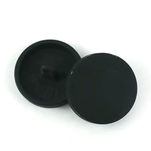 10 Stück 10–28 mm Metallknopf, rund, für Mantel, Jacke, Kleid, flach, Pilz, dekorative Knöpfe, DIY-Kleidung, Schnalle, Nähzubehör-E3-1-Schwarz-23,0 mm 10 Stück 10–28 mm Metallknopf, rund, für Mantel, Jacke, Kleid, flach, Pilz, dekorative Knöpfe, DIY-Kleidung, Schnalle, Nähzubehör-E3-1-Schwarz-23,0 mm von QPFNEI