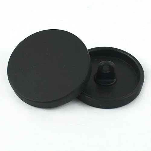 10 Stück 10–28 mm flache runde Metallknöpfe zum Nähen von Hemden, Handtaschen, Knöpfen, Kleidungsstücken, Jeans, Dekorverschluss, DIY, handgefertigtes Zubehör, Schwarz, 18 mm 10 Stück 10–28 mm flache runde Metallknöpfe zum Nähen von Hemden, Handtaschen, Knöpfen, Kleidungsstücken, Jeans, Dekorverschluss, DIY, handgefertigtes Zubehör, Schwarz, 18 mm von QPFNEI
