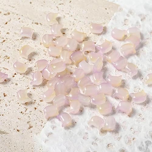 10 Stück 6 x 7 mm Katzenkopf-Glasperlen, süße Lampwork-Perlen, zum Basteln von Armbändern, Halsketten, Ohrringen, Zubehör – Zihuang – 7 mm (10 Stück) von QPFNEI