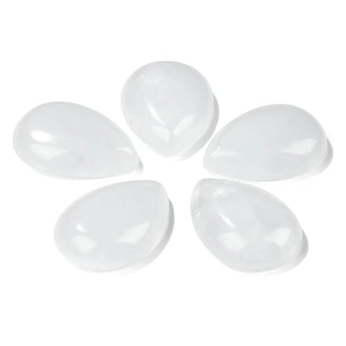 10 Stück natürliche flache Tigerauge-Stein-Cabochon-Perlen, Wassertropfen-Patch, Kamee-Perlen zur Schmuckherstellung, DIY-Ring, Ohrringe, Armbänder, Nr. 37, Bergkristall, 10 x 14,0 m 10 Stück natürliche flache Tigerauge-Stein-Cabochon-Perlen, Wassertropfen-Patch, Kamee-Perlen zur Schmuckherstellung, DIY-Ring, Ohrringe, Armbänder, Nr. 37, Bergkristall, 10 x 14,0 m von QPFNEI