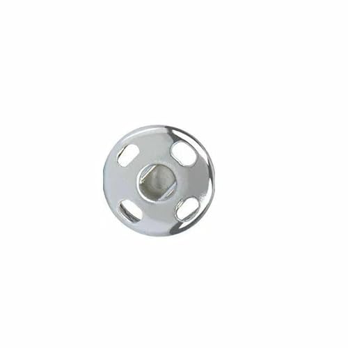 100/50 Stück Druckknöpfe zum Aufnähen von Druckknöpfen aus Metall, Druckknöpfe zum Nähen von Kleidung zum Selbermachen, 8/10 mm, 5 von QPFNEI