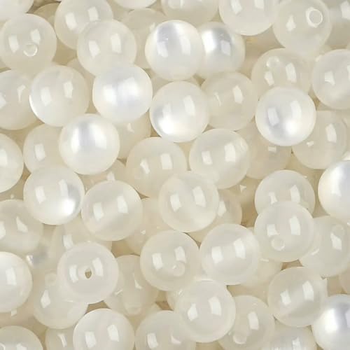 100 Stück runde Perlen aus Kunstharz in Katzenaugenoptik, farbige lose Perlen mit geradem Loch, handgefertigte DIY-Perlen, Armbänder, Halsketten, Zubehör-Stil 6–8 mm, 100 Stück 100 Stück runde Perlen aus Kunstharz in Katzenaugenoptik, farbige lose Perlen mit geradem Loch, handgefertigte DIY-Perlen, Armbänder, Halsketten, Zubehör-Stil 6–8 mm, 100 Stück von QPFNEI