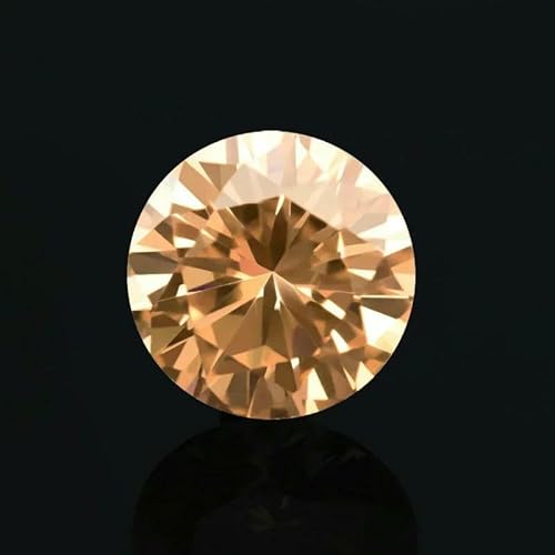 1000 Stück/Beutel AAAAA-Qualität, 0,8–2,75 mm, Zirkonia-Edelsteine, runder Schliff, Zirkonia-Steine zur Schmuckherstellung, Champagner, 1,9 mm, 1000 Stück von QPFNEI