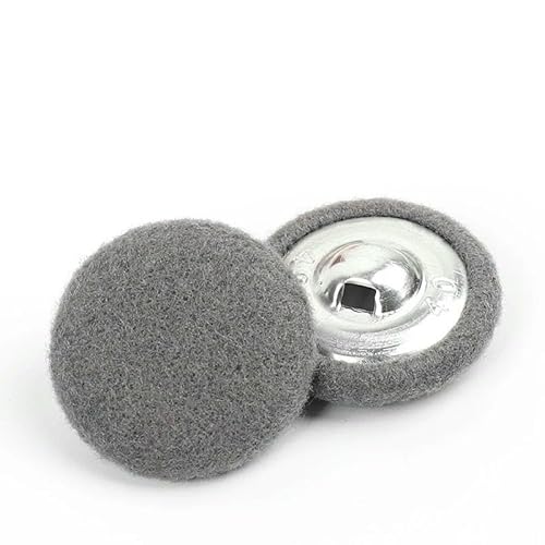 10pcs/lot Sewing Metal Manualidades Buttons Diy Accessories Aluminum Button for Clothing Decorative Colorful Cloth Buttons-Gray-28mm 10pcs/lot Sewing Metal Manualidades Buttons Diy Accessories Aluminum Button for Clothing Decorative Colorful Cloth Buttons-Gray-28mm von QPFNEI