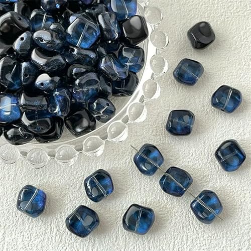 11 mm unregelmäßige transparente quadratische gedrehte Glasperlen, handgefertigt für die Herstellung von DIY-Schmuck, Charms, Armbänder, Halsketten, Ohrringe, 11–11 mm, 20 Stück 11 mm unregelmäßige transparente quadratische gedrehte Glasperlen, handgefertigt für die Herstellung von DIY-Schmuck, Charms, Armbänder, Halsketten, Ohrringe, 11–11 mm, 20 Stück von QPFNEI