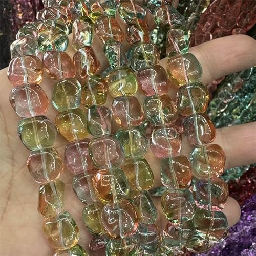 11 mm unregelmäßige transparente quadratische gedrehte Glasperlen, handgefertigt für die Herstellung von DIY-Schmuck, Charms, Armbänder, Halsketten, Ohrringe, 27–11 mm, 20 Stück 11 mm unregelmäßige transparente quadratische gedrehte Glasperlen, handgefertigt für die Herstellung von DIY-Schmuck, Charms, Armbänder, Halsketten, Ohrringe, 27–11 mm, 20 Stück von QPFNEI