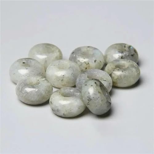 12 mm/14,0 mm große runde Perlen, Charms, Naturstein-Achate, große Lochperlen zur Schmuckherstellung, Halsketten, Ohrringe, Zubehör – 21 Labradorit – 1 Stück 12 mm/14,0 mm große runde Perlen, Charms, Naturstein-Achate, große Lochperlen zur Schmuckherstellung, Halsketten, Ohrringe, Zubehör – 21 Labradorit – 1 Stück von QPFNEI