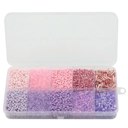 130 g/Set Glas runde Rocailles Perlen Tube lose Perlen DIY Armband Halskette Tschechischer Kristall für Schmuckherstellung handgefertigte Accessoires-07 FenSJZ 130 g/Set Glas runde Rocailles Perlen Tube lose Perlen DIY Armband Halskette Tschechischer Kristall für Schmuckherstellung handgefertigte Accessoires-07 FenSJZ von QPFNEI
