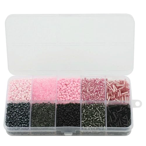 130 g/Set Glas runde Rocailles Perlen Tube lose Perlen DIY Armband Halskette tschechischer Kristall für Schmuckherstellung handgefertigte Accessoires-04 HeiFen 130 g/Set Glas runde Rocailles Perlen Tube lose Perlen DIY Armband Halskette tschechischer Kristall für Schmuckherstellung handgefertigte Accessoires-04 HeiFen von QPFNEI