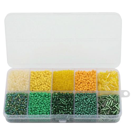 130 g/Set Glas runde Rocailles Perlen Tube lose Perlen DIY Armband Halskette tschechischer Kristall für Schmuckherstellung handgefertigte Accessoires-05 HuangLv 130 g/Set Glas runde Rocailles Perlen Tube lose Perlen DIY Armband Halskette tschechischer Kristall für Schmuckherstellung handgefertigte Accessoires-05 HuangLv von QPFNEI