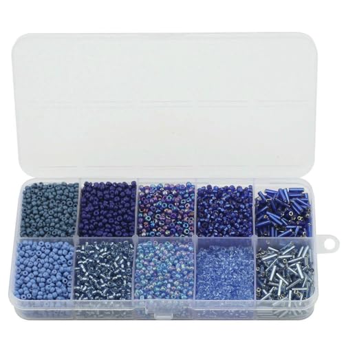130 g/Set Glas runde Rocailles Perlen Tube lose Perlen DIY Armband Halskette tschechischer Kristall für Schmuckherstellung handgefertigte Accessoires-06 SLan 130 g/Set Glas runde Rocailles Perlen Tube lose Perlen DIY Armband Halskette tschechischer Kristall für Schmuckherstellung handgefertigte Accessoires-06 SLan von QPFNEI