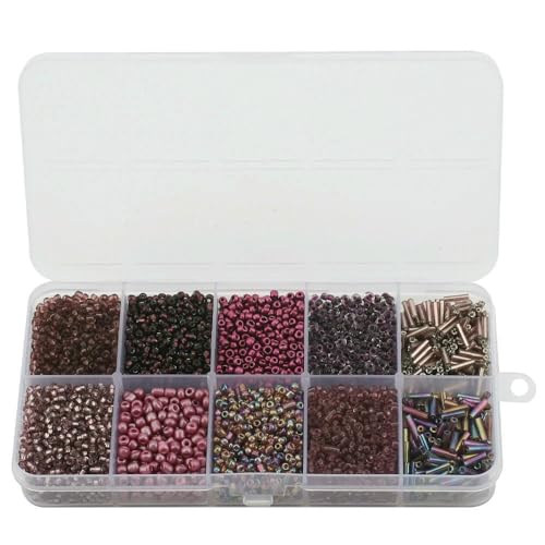 130 g/Set Glas runde Rocailles Perlen Tube lose Perlen DIY Armband Halskette tschechischer Kristall für Schmuckherstellung handgefertigte Accessoires-09 Zi 130 g/Set Glas runde Rocailles Perlen Tube lose Perlen DIY Armband Halskette tschechischer Kristall für Schmuckherstellung handgefertigte Accessoires-09 Zi von QPFNEI
