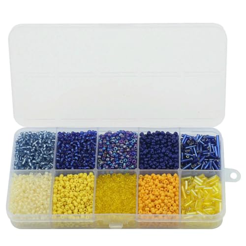 130 g/Set Glas runde Rocailles Perlen Tube lose Perlen DIY Armband Halskette tschechischer Kristall für Schmuckherstellung handgefertigte Accessoires-12 LanHuang 130 g/Set Glas runde Rocailles Perlen Tube lose Perlen DIY Armband Halskette tschechischer Kristall für Schmuckherstellung handgefertigte Accessoires-12 LanHuang von QPFNEI