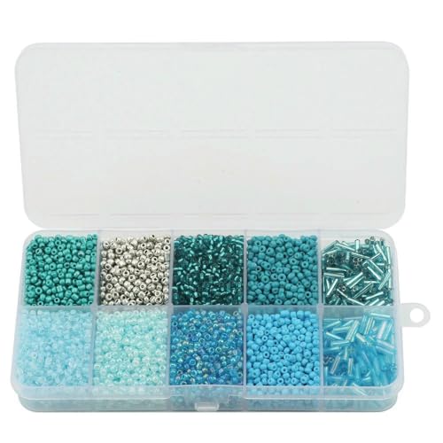 130 g/Set Glas runde Rocailles Tube lose Perlen DIY Armband Halskette tschechischer Kristall für Schmuckherstellung handgefertigte Accessoires-14 HuLan 130 g/Set Glas runde Rocailles Tube lose Perlen DIY Armband Halskette tschechischer Kristall für Schmuckherstellung handgefertigte Accessoires-14 HuLan von QPFNEI