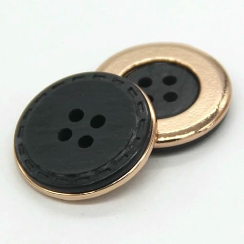 18/21/25 mm 4 Löcher Retro Runde Metallknöpfe für Kleidung Damen Mantel Blazer Strick Handgefertigte Dekorationen Nähzubehör-Schwarz-18 mm 6 Stück 18/21/25 mm 4 Löcher Retro Runde Metallknöpfe für Kleidung Damen Mantel Blazer Strick Handgefertigte Dekorationen Nähzubehör-Schwarz-18 mm 6 Stück von QPFNEI