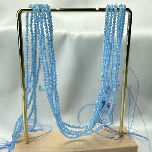 2~3,0 mm facettierte Katzenaugen-Steinperlen, Großhandel, winzige Glas-Edelsteine, glänzende, blitzende, lose Perlen zur Schmuckherstellung, DIY-Halskette, Blau, 3,0 mm, 1 Stran 2~3,0 mm facettierte Katzenaugen-Steinperlen, Großhandel, winzige Glas-Edelsteine, glänzende, blitzende, lose Perlen zur Schmuckherstellung, DIY-Halskette, Blau, 3,0 mm, 1 Stran von QPFNEI