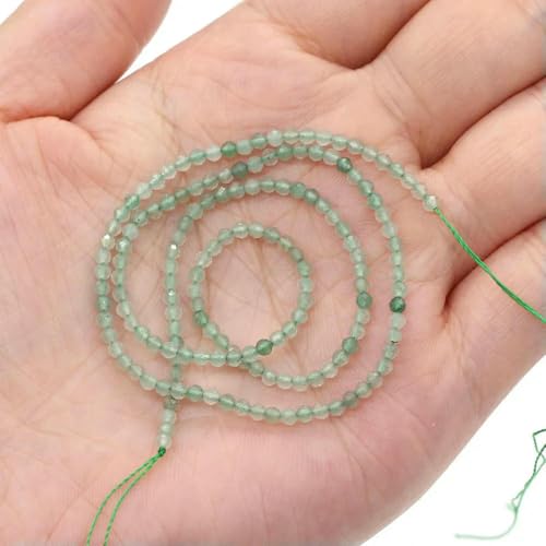 2 3,0 mm natürlicher facettierter roter Granatstein, feine Edelsteine, lose Perlen, DIY-Zubehör für die Herstellung von Schmuck, Halsketten und Armbändern, 38 cm, grüner Aventurin, 2 mm 2 3,0 mm natürlicher facettierter roter Granatstein, feine Edelsteine, lose Perlen, DIY-Zubehör für die Herstellung von Schmuck, Halsketten und Armbändern, 38 cm, grüner Aventurin, 2 mm von QPFNEI