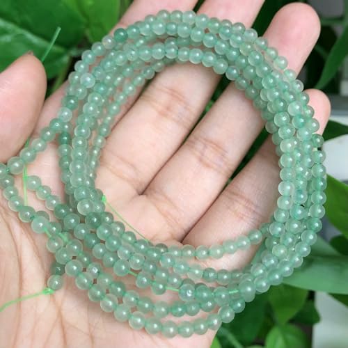 2 3 4,0 mm natürliche Achate, Quarz, Türkis, Kristall, Amazonit, runde lose Steinperlen für die Schmuckherstellung, DIY-Armbänder, Ohrringe, 15 Zoll, grüner Aventurin, 3,0 mm, 115 Stück 2 3 4,0 mm natürliche Achate, Quarz, Türkis, Kristall, Amazonit, runde lose Steinperlen für die Schmuckherstellung, DIY-Armbänder, Ohrringe, 15 Zoll, grüner Aventurin, 3,0 mm, 115 Stück von QPFNEI