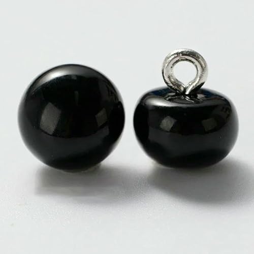 20/30/50 Stück bunte halb gewölbte Perlmuttknöpfe, Pilzform, Metallschaft zum Nähen von Knöpfen, DIY, Damen, Kinder, Kleidung, Dekor, Knopf, schwarz, 50 Stück 20/30/50 Stück bunte halb gewölbte Perlmuttknöpfe, Pilzform, Metallschaft zum Nähen von Knöpfen, DIY, Damen, Kinder, Kleidung, Dekor, Knopf, schwarz, 50 Stück von QPFNEI