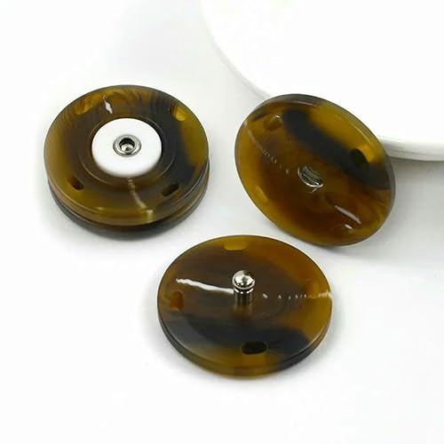 20/30 Stück 18/21/25 mm Harzknöpfe Druckknopf Unsichtbarer Verschluss für Damenmanteljacke Nähmaterial Zubehör-02Kaffee-21 mm-20 Stück 20/30 Stück 18/21/25 mm Harzknöpfe Druckknopf Unsichtbarer Verschluss für Damenmanteljacke Nähmaterial Zubehör-02Kaffee-21 mm-20 Stück von QPFNEI