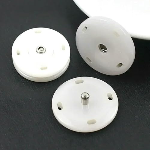 20/30 Stück 18/21/25 mm Harzknöpfe Druckknopf Unsichtbarer Verschluss für Damenmanteljacke Nähmaterial Zubehör-Perlweiß-25 mm-30 Stück 20/30 Stück 18/21/25 mm Harzknöpfe Druckknopf Unsichtbarer Verschluss für Damenmanteljacke Nähmaterial Zubehör-Perlweiß-25 mm-30 Stück von QPFNEI