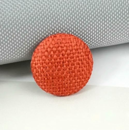 20 Stück 15–30 mm Stoffknöpfe, Leinen überzogene runde Druckknöpfe für Jacke, Kleidung, Sofa, Anzug, Mantel, DIY-Nähzubehör, 15 Rot, 25 mm 20 Stück 15–30 mm Stoffknöpfe, Leinen überzogene runde Druckknöpfe für Jacke, Kleidung, Sofa, Anzug, Mantel, DIY-Nähzubehör, 15 Rot, 25 mm von QPFNEI