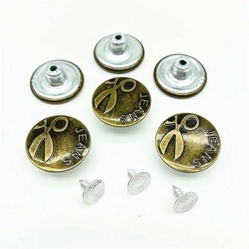 20 Stück 20 mm Bronze Mode Metall Jeansknopf Schaft für Kleidungsstück Hosen Nähen Kleidung Zubehör Handmade-02 20 Stück 20 mm Bronze Mode Metall Jeansknopf Schaft für Kleidungsstück Hosen Nähen Kleidung Zubehör Handmade-02 von QPFNEI