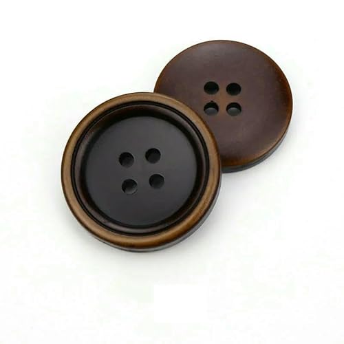 20 Stück 4-Loch-Harzknöpfe zum Nähen, Scrapbooking, Hemd, Mantel, Kleidung, Heimwerken, handgefertigte Accessoires, Kartenherstellung, Dekor, 15–25 mm, BB-18 mm von QPFNEI