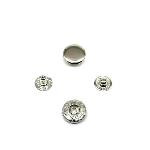 25 Sets Nr. 655 Nr. 633 Nr. 831 Nr. 201 Metall-Druckknopfverschluss ohne Nähen, Druckknopf, Niete, Ledertasche, Kleidung, Jacke, Reparaturniete, DIY-655, 10 mm, silberfarben 25 Sets Nr. 655 Nr. 633 Nr. 831 Nr. 201 Metall-Druckknopfverschluss ohne Nähen, Druckknopf, Niete, Ledertasche, Kleidung, Jacke, Reparaturniete, DIY-655, 10 mm, silberfarben von QPFNEI