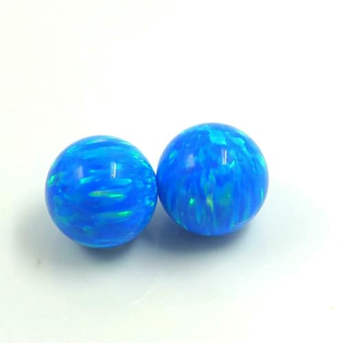 3,0 mm – 8 mm runde Opalperlen mit Edelsteinen mit vollem Loch, 78 Farben, synthetische Steine zur Schmuckherstellung, OP05, 8 mm, 20 Stück 3,0 mm – 8 mm runde Opalperlen mit Edelsteinen mit vollem Loch, 78 Farben, synthetische Steine zur Schmuckherstellung, OP05, 8 mm, 20 Stück von QPFNEI