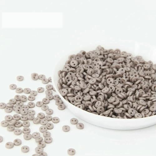 3,0 mm Mini-Knöpfe, Handarbeitsharz, 2 Löcher, Knopf für Cartoon-Puppen, Kleidung, Schuhe, Scrapbooking, Nähkleidung, 19–50 Stück 3,0 mm Mini-Knöpfe, Handarbeitsharz, 2 Löcher, Knopf für Cartoon-Puppen, Kleidung, Schuhe, Scrapbooking, Nähkleidung, 19–50 Stück von QPFNEI