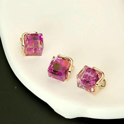 3 Stück quadratische Glasknöpfe mit Blumenmuster für Kleidung, Stricken, luxuriöses Nähzubehör, DIY-Basteln, funkelnd, einzigartig, stilvoll, Gold, 10 mm-3–10 mm. 3 Stück 3 Stück quadratische Glasknöpfe mit Blumenmuster für Kleidung, Stricken, luxuriöses Nähzubehör, DIY-Basteln, funkelnd, einzigartig, stilvoll, Gold, 10 mm-3–10 mm. 3 Stück von QPFNEI