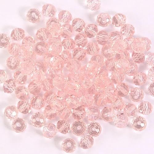 3 x 4,0 mm, 4 x 6 mm, Rondelle, facettierte Glasperlen, lose Abstandshalter, runde Kristallperlen zur Schmuckherstellung, DIY-Halsketten, Armbandzubehör, 17, 4 x 6 mm, 100 Stück 3 x 4,0 mm, 4 x 6 mm, Rondelle, facettierte Glasperlen, lose Abstandshalter, runde Kristallperlen zur Schmuckherstellung, DIY-Halsketten, Armbandzubehör, 17, 4 x 6 mm, 100 Stück von QPFNEI