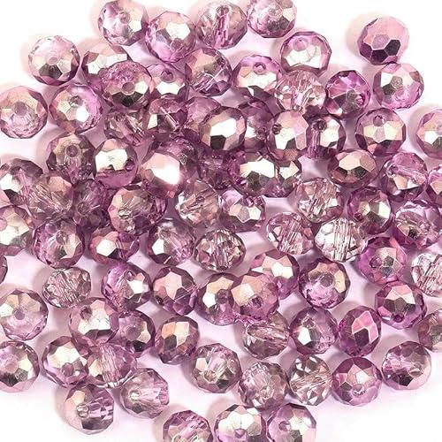 3 x 4,0 mm, 4 x 6 mm, facettierte Glasperlen, lose Abstandshalter, runde Kristallperlen zur Schmuckherstellung, DIY-Halsketten, Armbandzubehör, 15, 4 x 6 mm, 100 Stück 3 x 4,0 mm, 4 x 6 mm, facettierte Glasperlen, lose Abstandshalter, runde Kristallperlen zur Schmuckherstellung, DIY-Halsketten, Armbandzubehör, 15, 4 x 6 mm, 100 Stück von QPFNEI