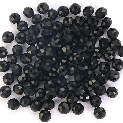 3 x 4,0 mm, 4 x 6 mm, facettierte Glasperlen, lose Abstandshalter, runde Kristallperlen zur Schmuckherstellung, DIY-Halsketten, Armbandzubehör, 19, 3 x 4,0 mm, 150 Stück 3 x 4,0 mm, 4 x 6 mm, facettierte Glasperlen, lose Abstandshalter, runde Kristallperlen zur Schmuckherstellung, DIY-Halsketten, Armbandzubehör, 19, 3 x 4,0 mm, 150 Stück von QPFNEI