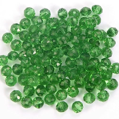 3 x 4,0 mm, 4 x 6 mm, facettierte Glasperlen, lose Abstandshalter, runde Kristallperlen zur Schmuckherstellung, DIY-Halsketten, Armbandzubehör, 20 Stück, 4 x 6 mm, 100 Stück 3 x 4,0 mm, 4 x 6 mm, facettierte Glasperlen, lose Abstandshalter, runde Kristallperlen zur Schmuckherstellung, DIY-Halsketten, Armbandzubehör, 20 Stück, 4 x 6 mm, 100 Stück von QPFNEI